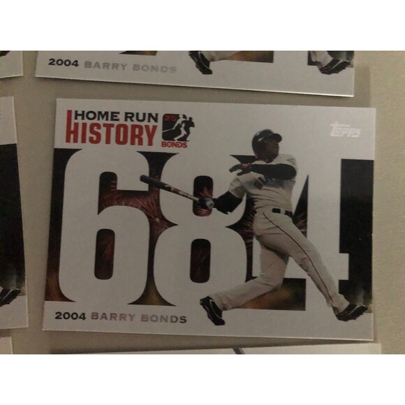 Barry Bonds 2006 Topps Home Run History Card Lot (14) MLB San Francisco Giants - Picture 10 of 16